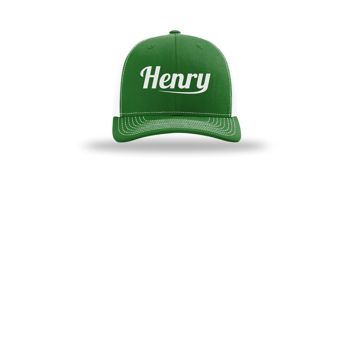 henrymeds-richardson-trucker-cap-embroidery-capfront-R112-kellywhite-flat-front