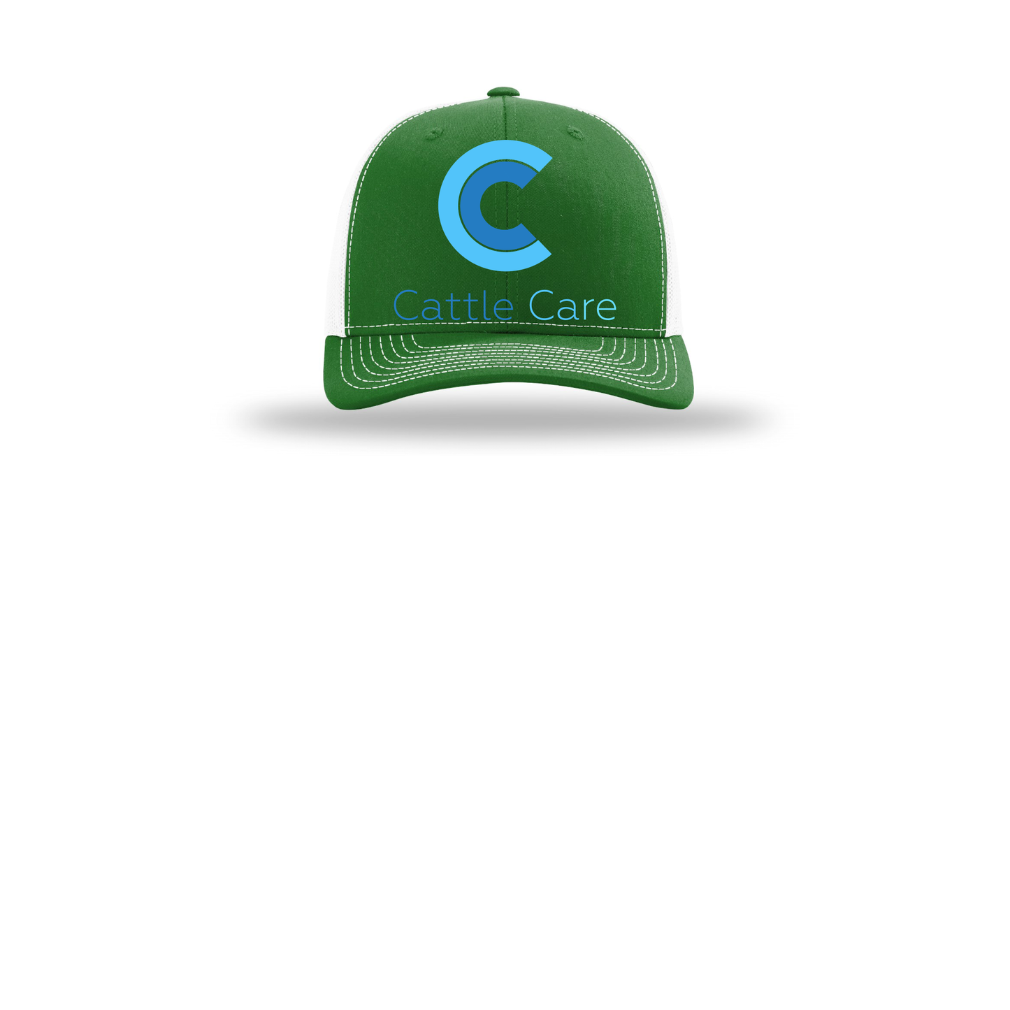 cattle-care-richardson-trucker-cap-embroidery-capfront-R112-kellywhite-flat-front