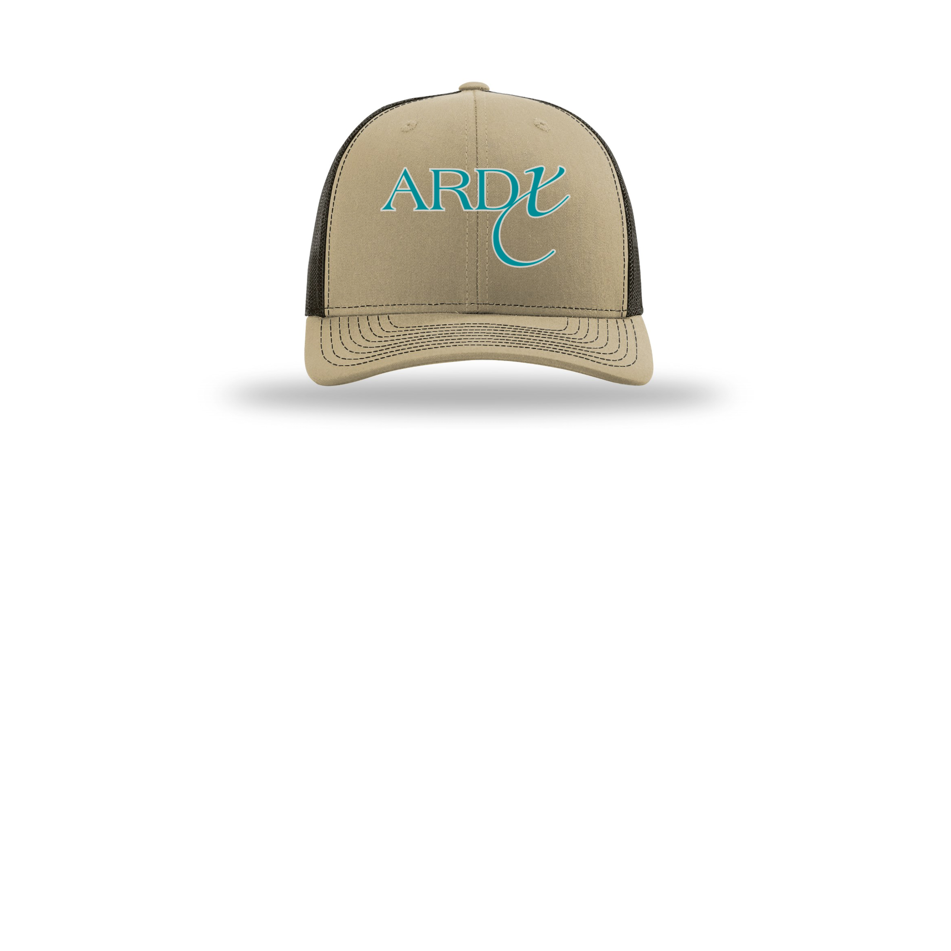 ardx-richardson-trucker-cap-embroidery-capfront-R112-khakicoffee-flat-front