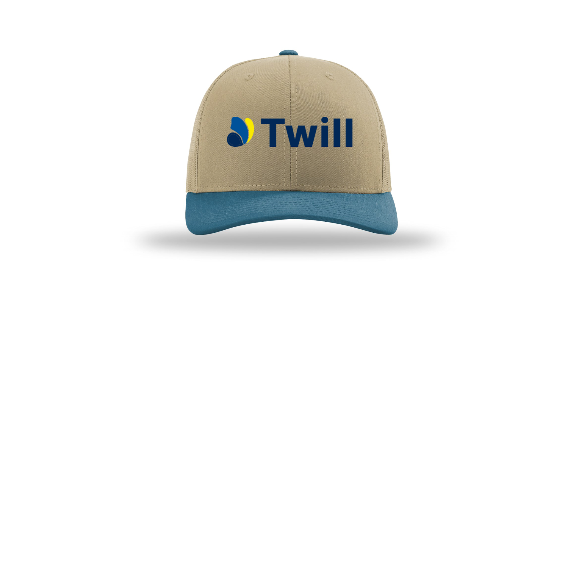 withtwill-richardson-trucker-cap-embroidery-capfront-R112-khakikhakilegionblue-flat-front