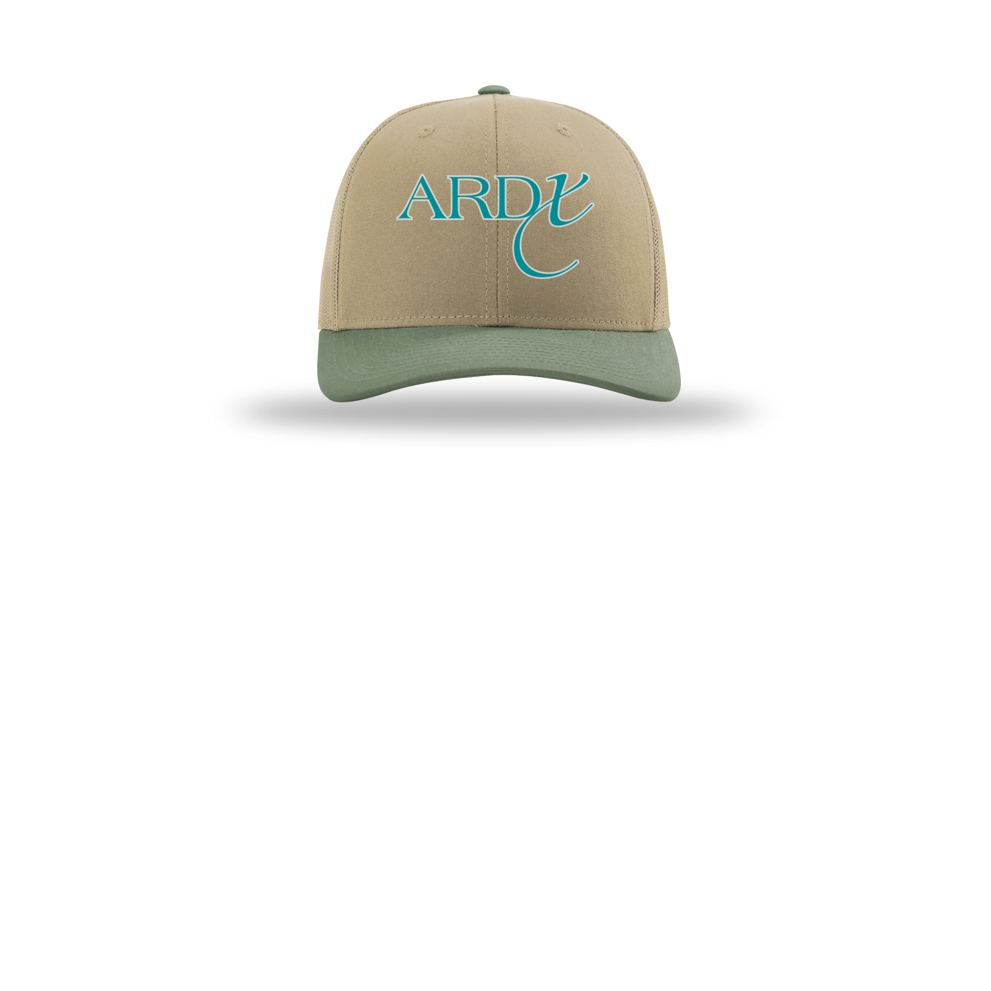ardx-richardson-trucker-cap-embroidery-capfront-R112-khakikhakiloden-flat-front