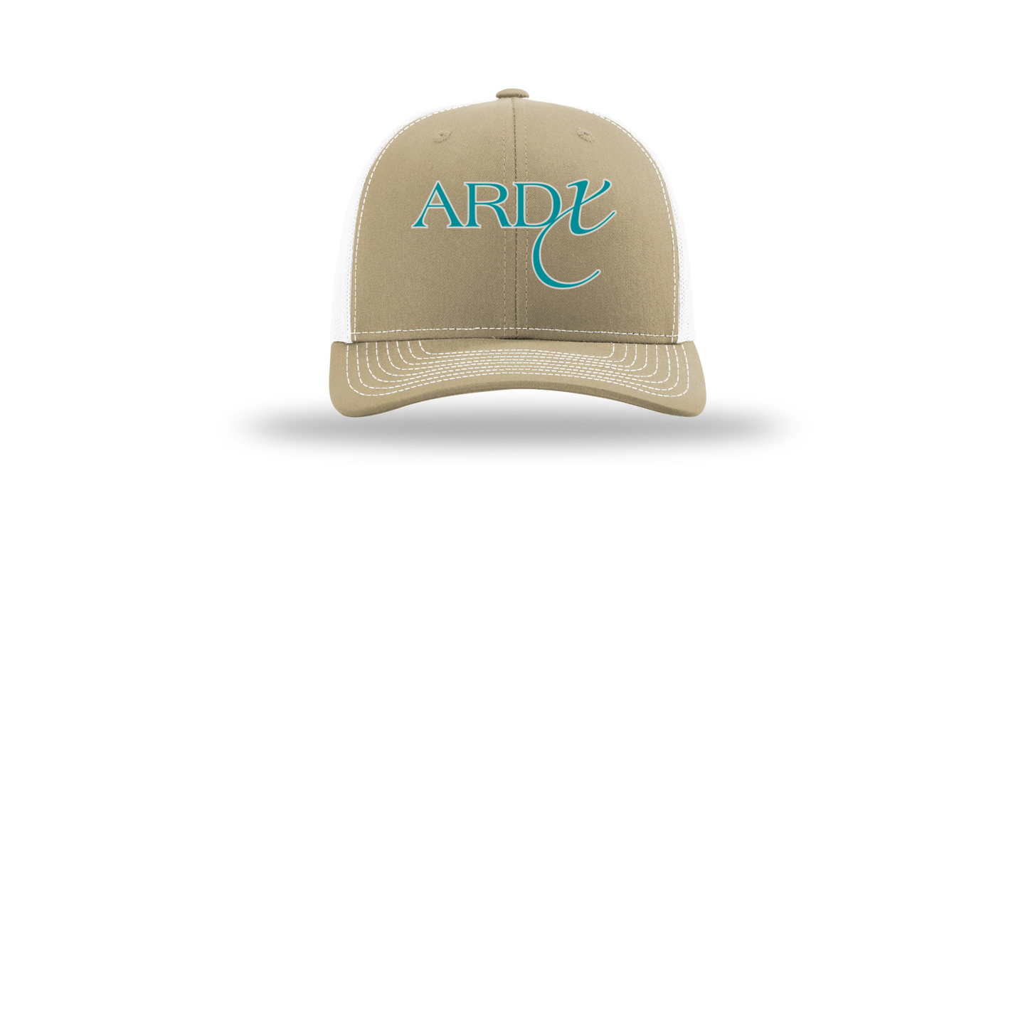 ardx-richardson-trucker-cap-embroidery-capfront-R112-khakiwhite-flat-front
