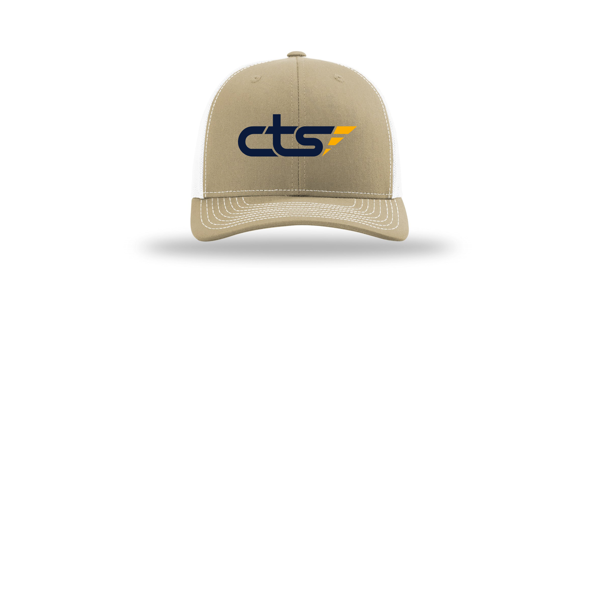 cts1-richardson-trucker-cap-embroidery-capfront-R112-khakiwhite-flat-front