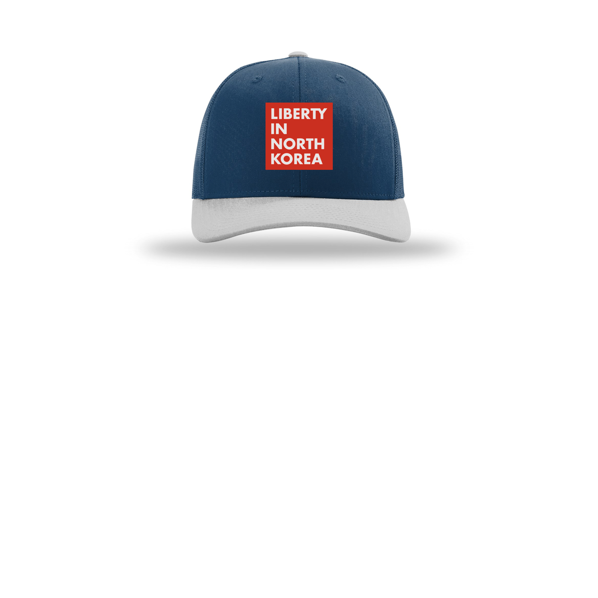 libertyinnorthkorea-richardson-trucker-cap-embroidery-capfront-R112-lightbluelightbluelightgrey-flat-front