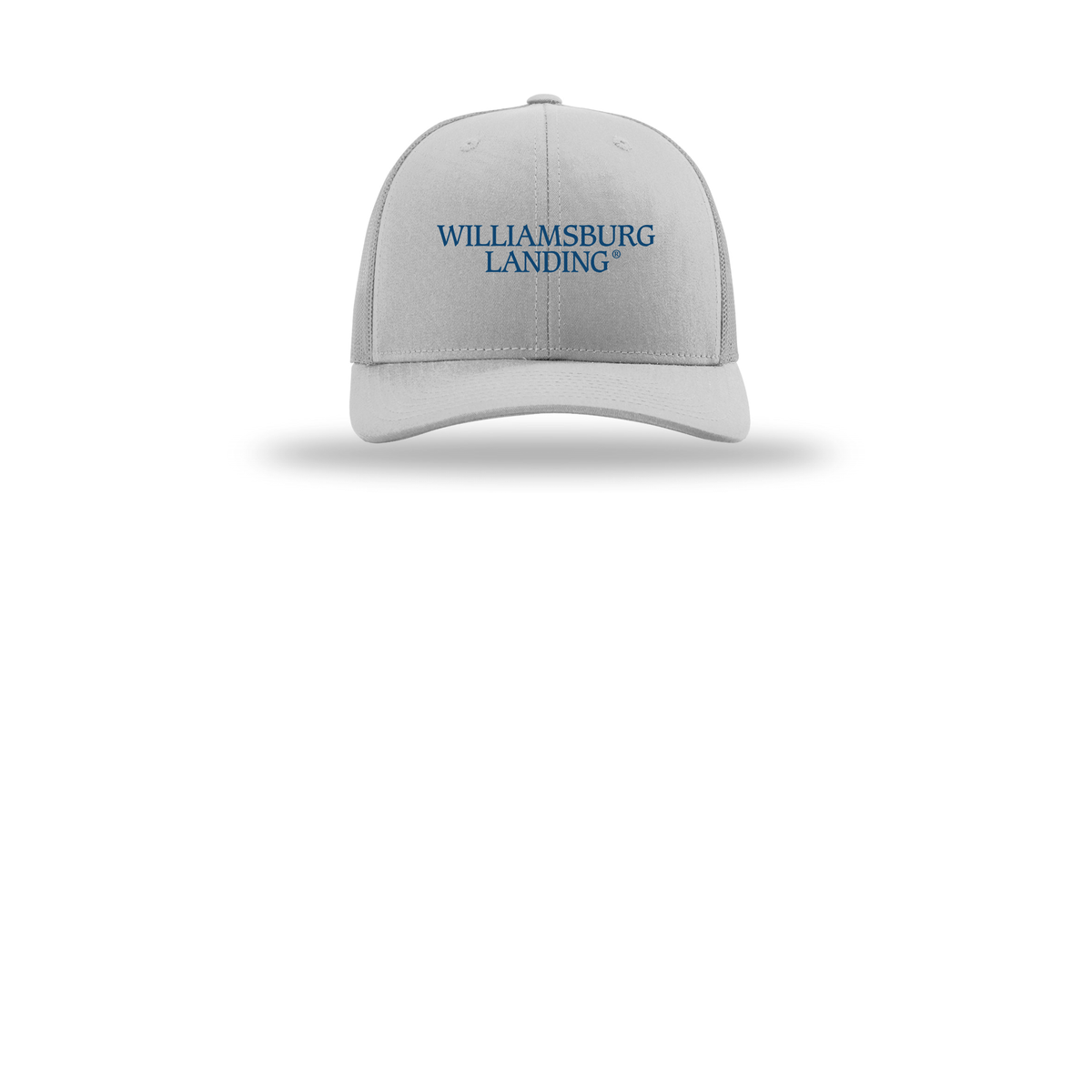 williamsburglanding-richardson-trucker-cap-embroidery-capfront-R112-lightgrey-flat-front