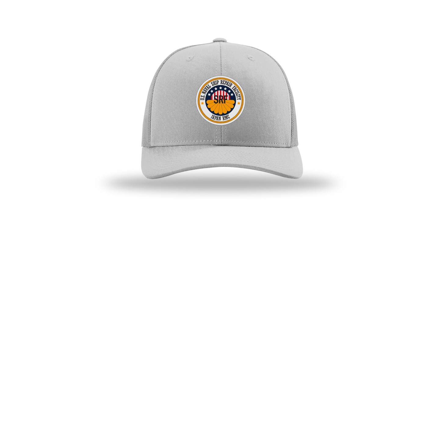 srf-jrmc-richardson-trucker-cap-embroidery-capfront-R112-lightgrey-flat-front