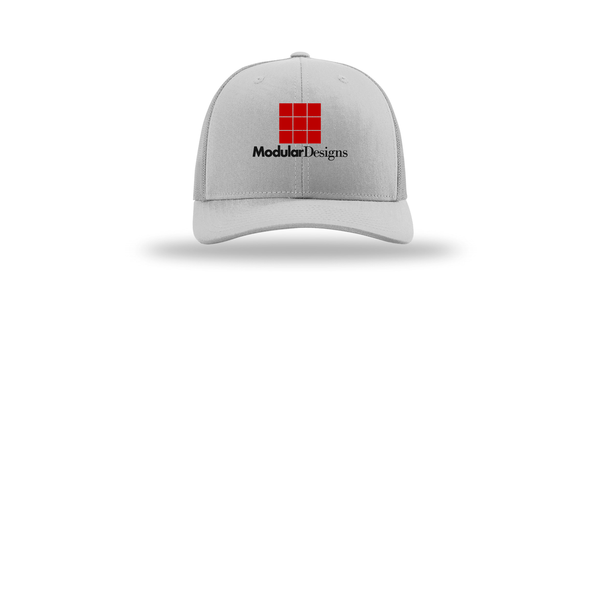 modulardesignsflooring-richardson-trucker-cap-embroidery-capfront-R112-lightgrey-flat-front