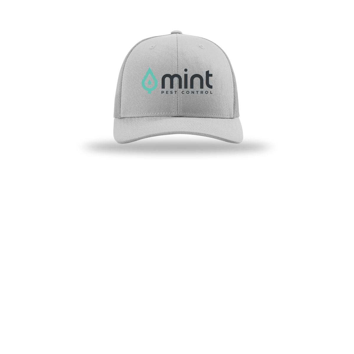 mintpest-richardson-trucker-cap-embroidery-capfront-R112-lightgrey-flat-front