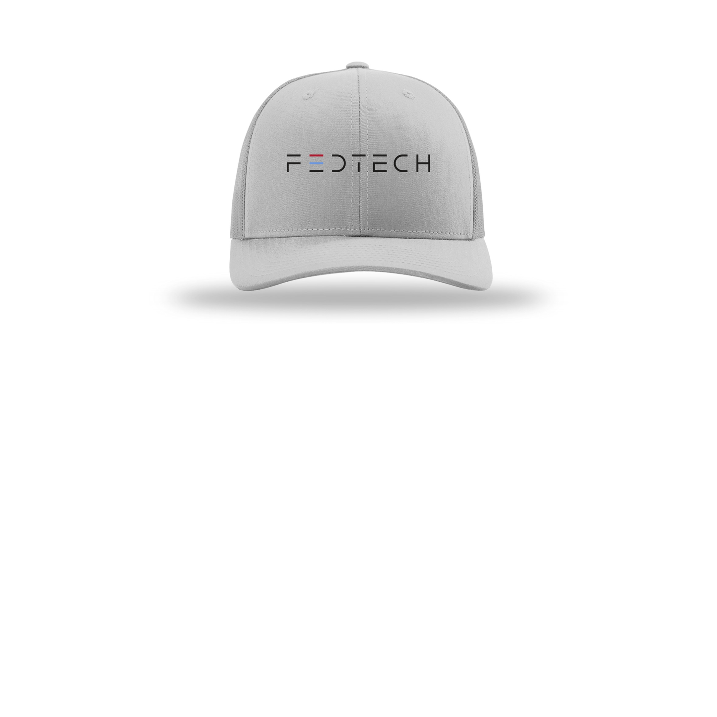 fedtech-richardson-trucker-cap-embroidery-capfront-R112-lightgrey-flat-front