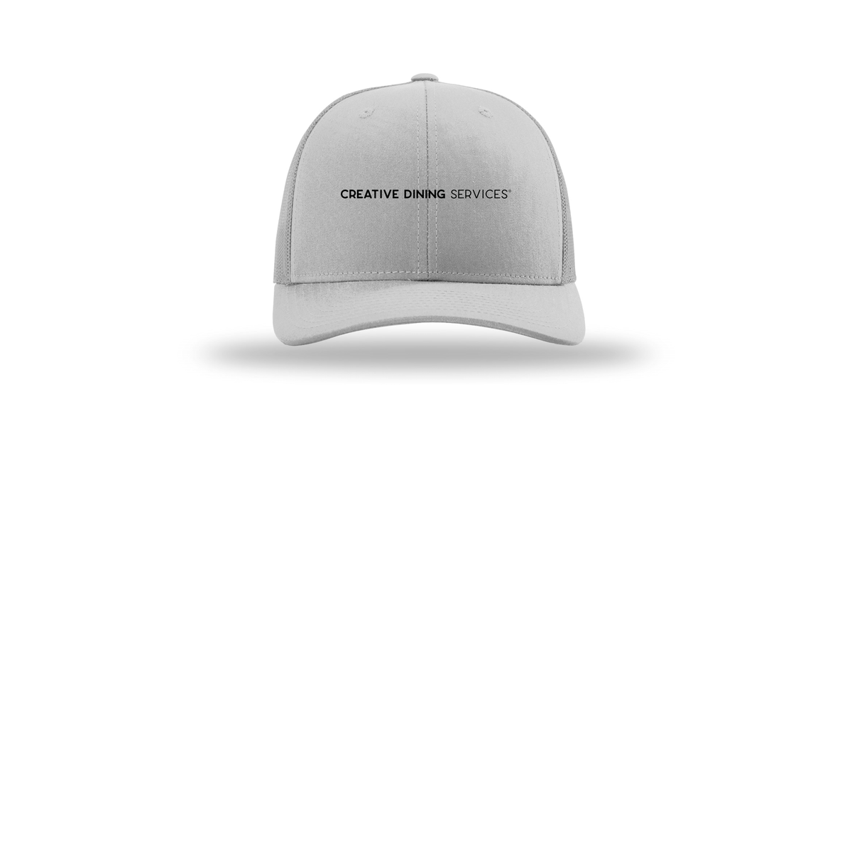 creativedining-richardson-trucker-cap-embroidery-capfront-R112-lightgrey-flat-front