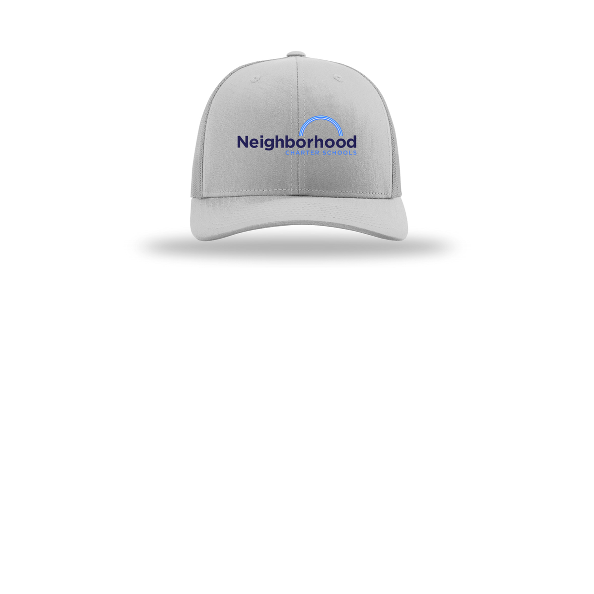 ncschools-richardson-trucker-cap-embroidery-capfront-R112-lightgrey-flat-front