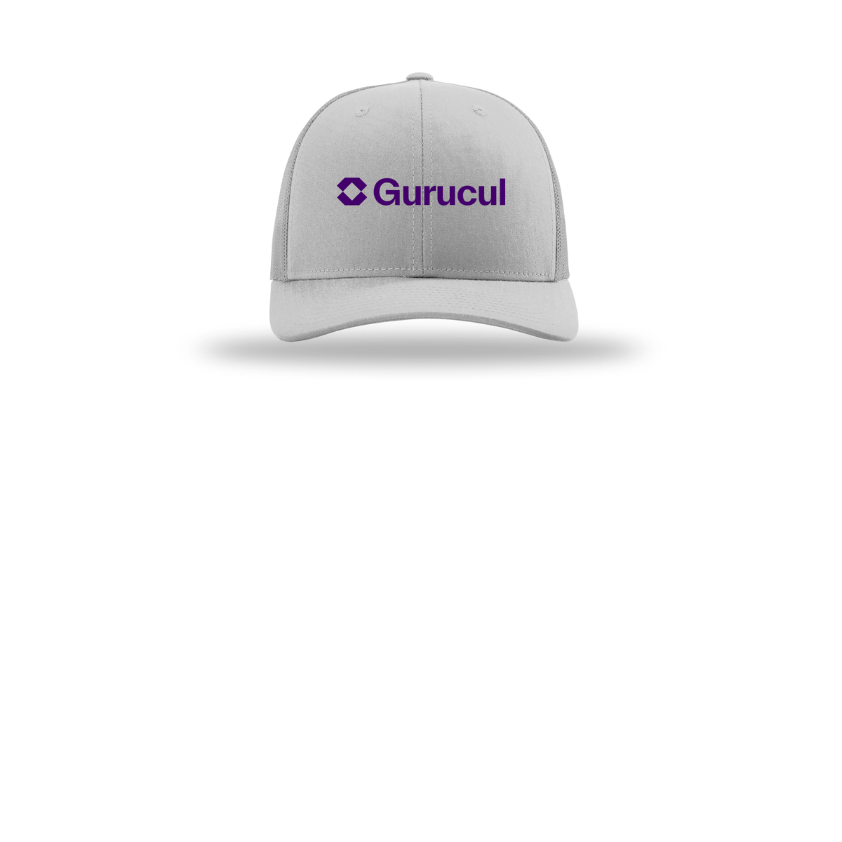 gurucul-richardson-trucker-cap-embroidery-capfront-R112-lightgrey-flat-front