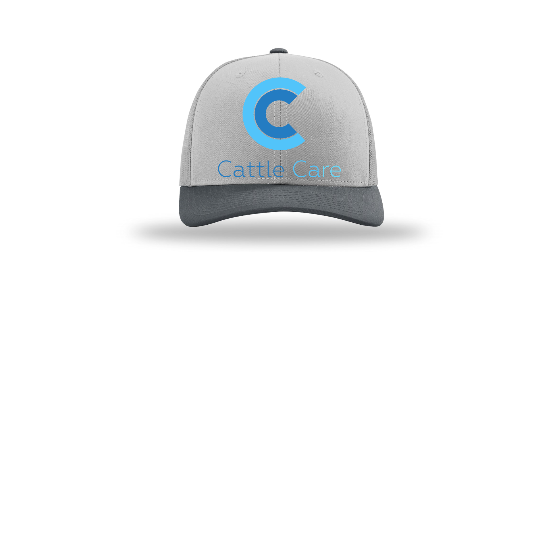 cattle-care-richardson-trucker-cap-embroidery-capfront-R112-lightgreylightgreygunmetal-flat-front