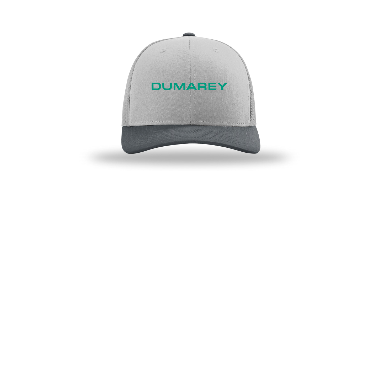 dumarey-richardson-trucker-cap-embroidery-capfront-R112-lightgreylightgreygunmetal-flat-front
