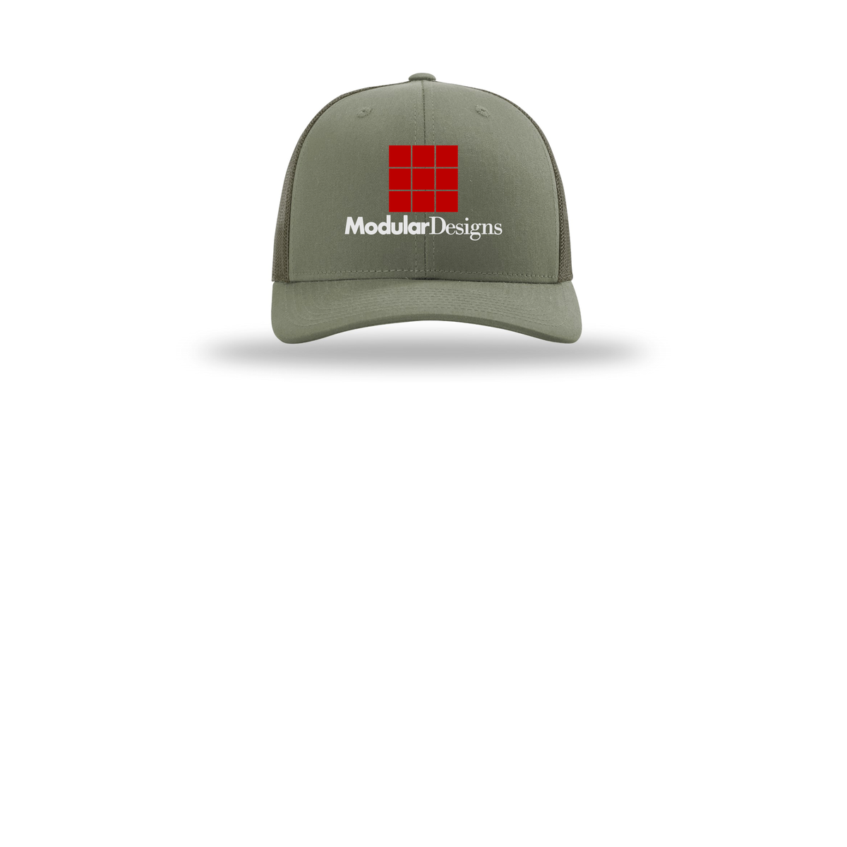 modulardesignsflooring-richardson-trucker-cap-embroidery-capfront-R112-loden-flat-front