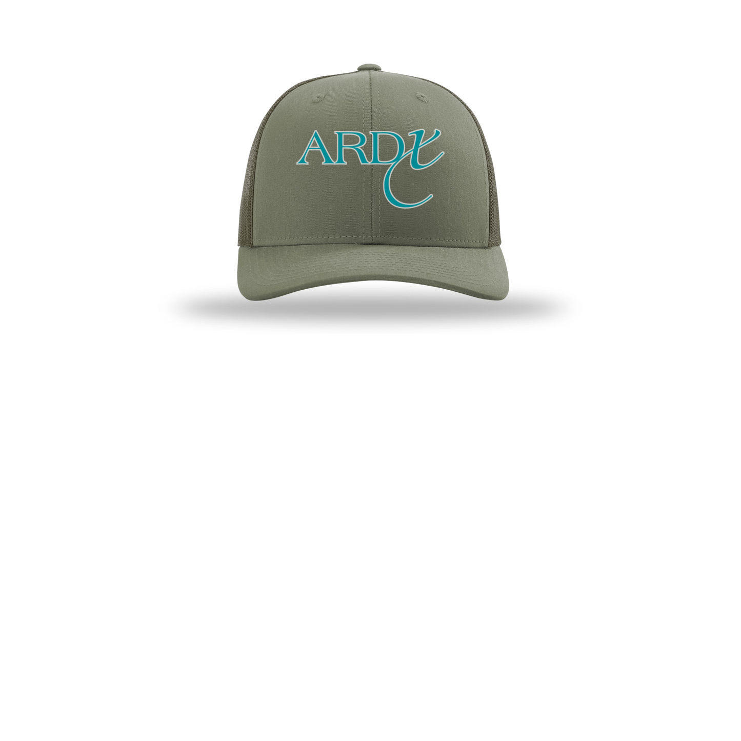 ardx-richardson-trucker-cap-embroidery-capfront-R112-loden-flat-front