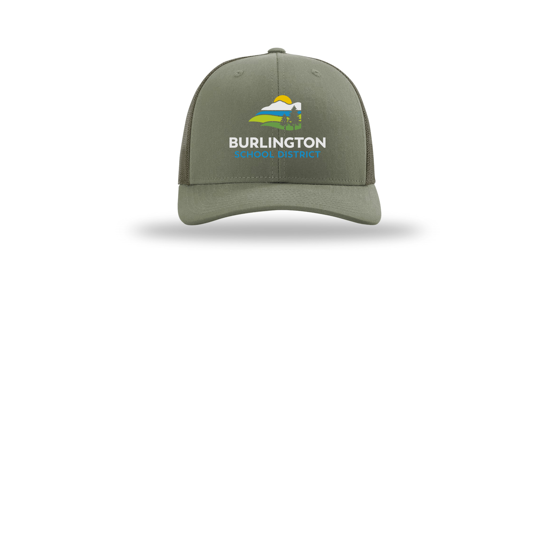 bsdvt-richardson-trucker-cap-embroidery-capfront-R112-loden-flat-front