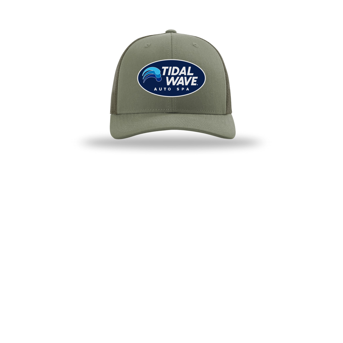 tidalwaveautospa-richardson-trucker-cap-embroidery-capfront-R112-loden-flat-front