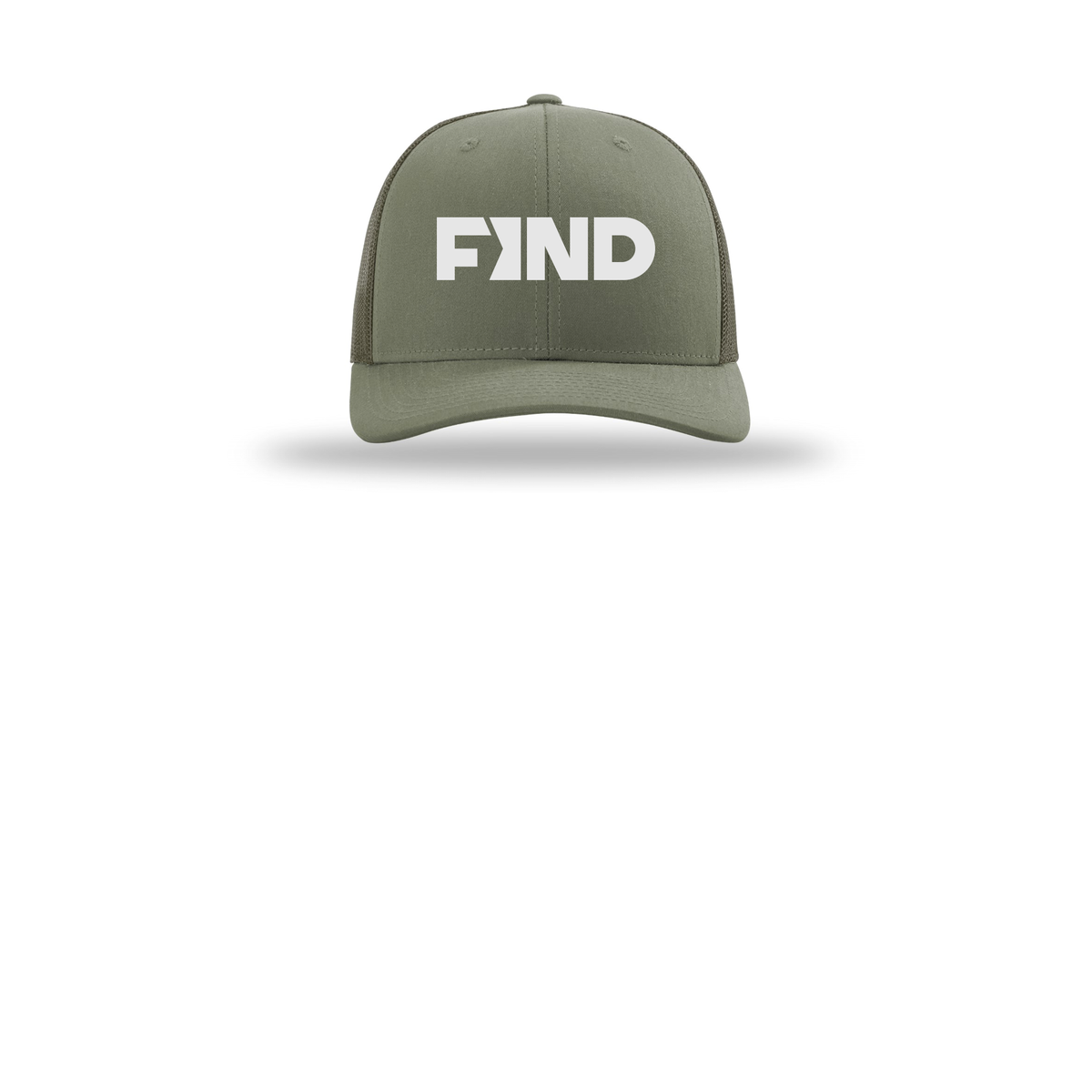 findrealestate-richardson-trucker-cap-embroidery-capfront-R112-loden-flat-front