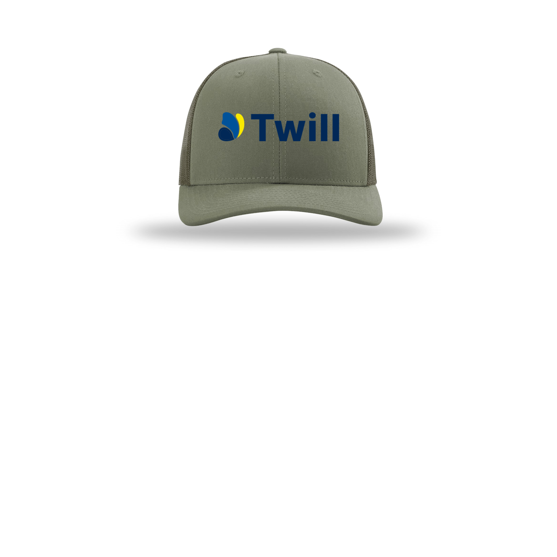 withtwill-richardson-trucker-cap-embroidery-capfront-R112-loden-flat-front