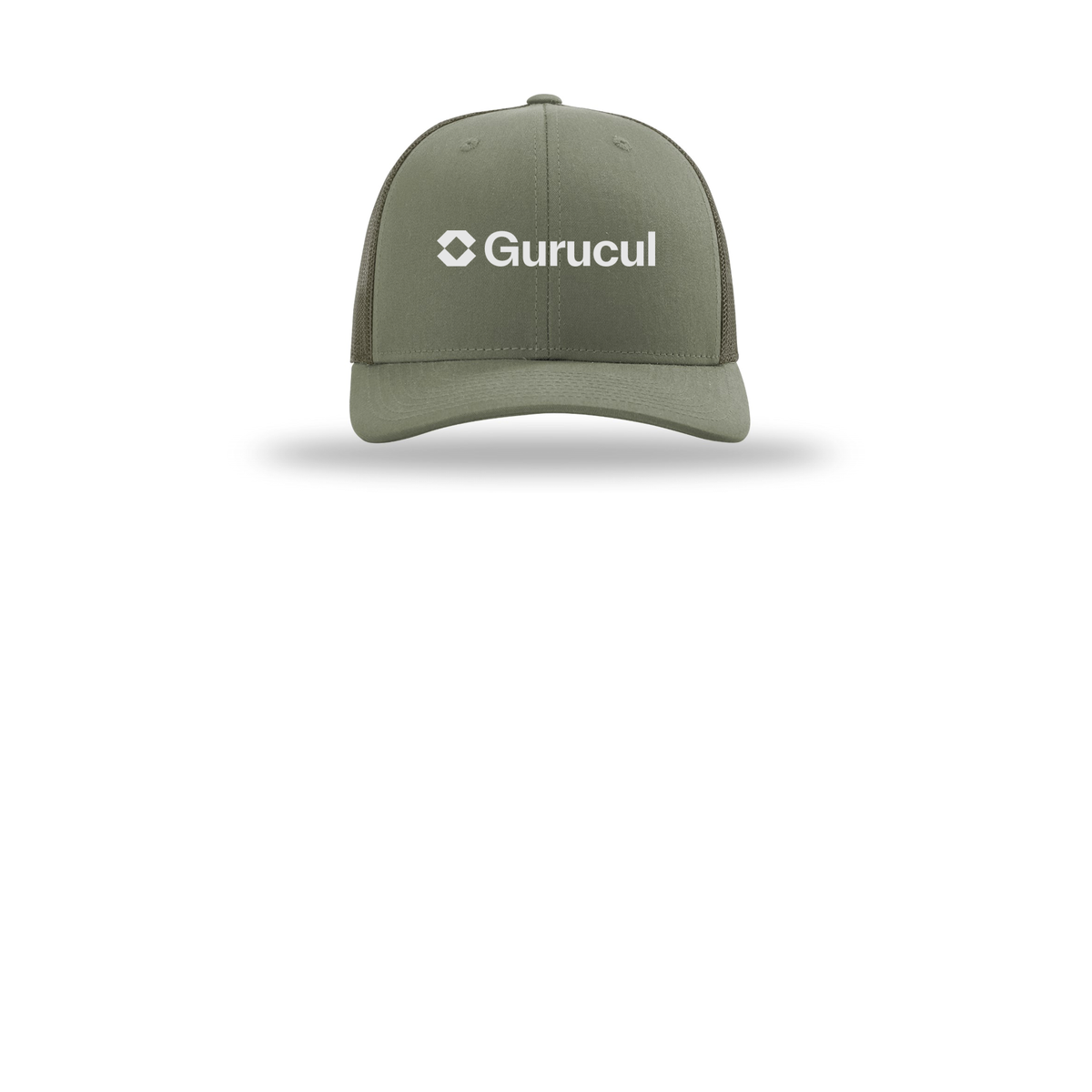 gurucul-richardson-trucker-cap-embroidery-capfront-R112-loden-flat-front