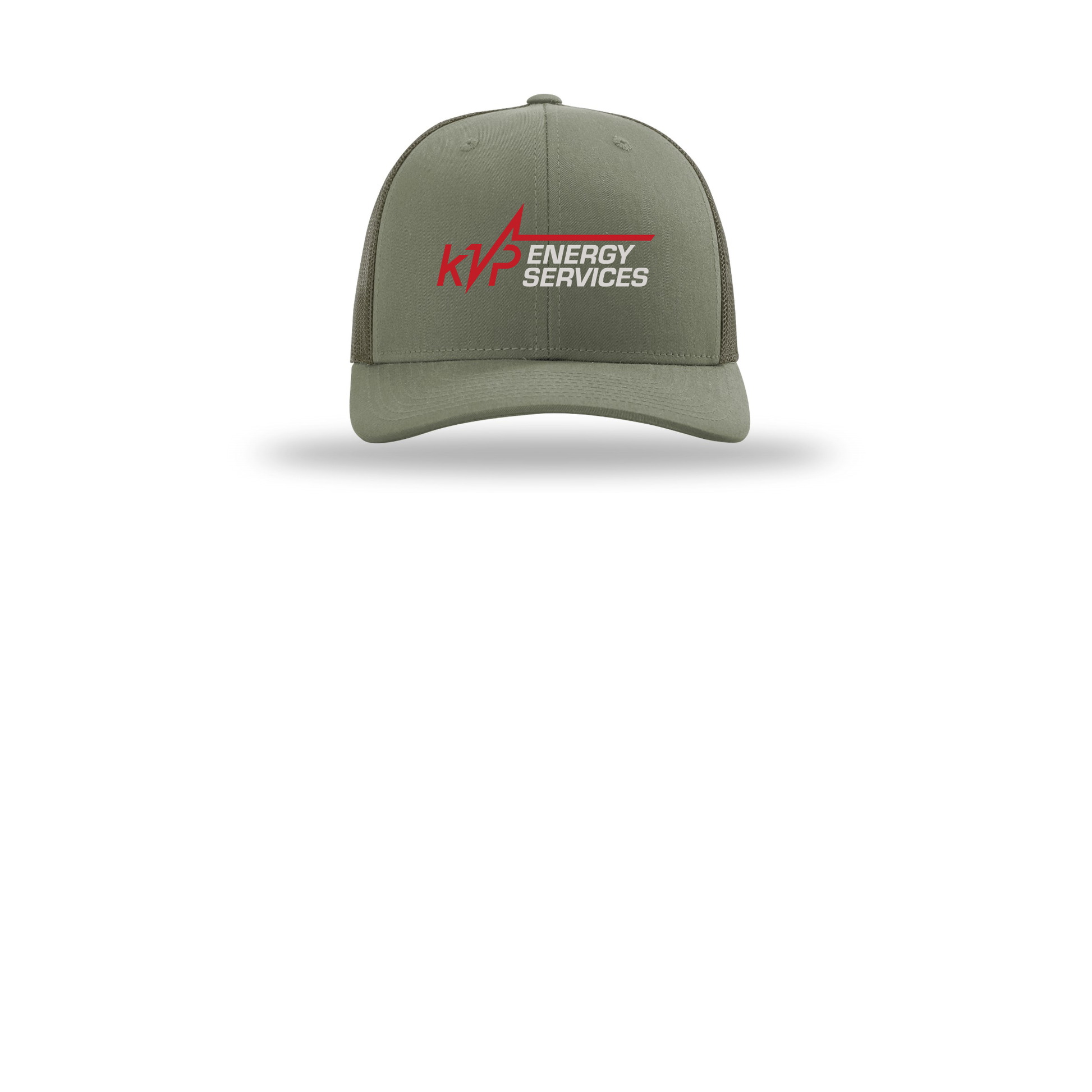 kvpenergy-richardson-trucker-cap-embroidery-capfront-R112-loden-flat-front