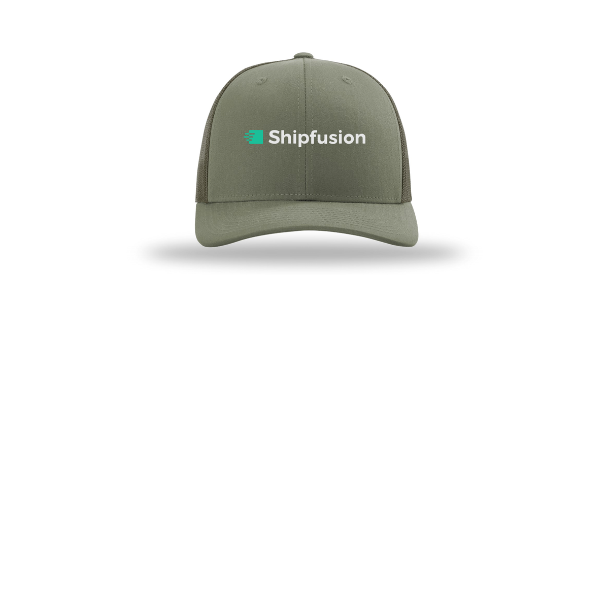 shipfusion-richardson-trucker-cap-embroidery-capfront-R112-loden-flat-front