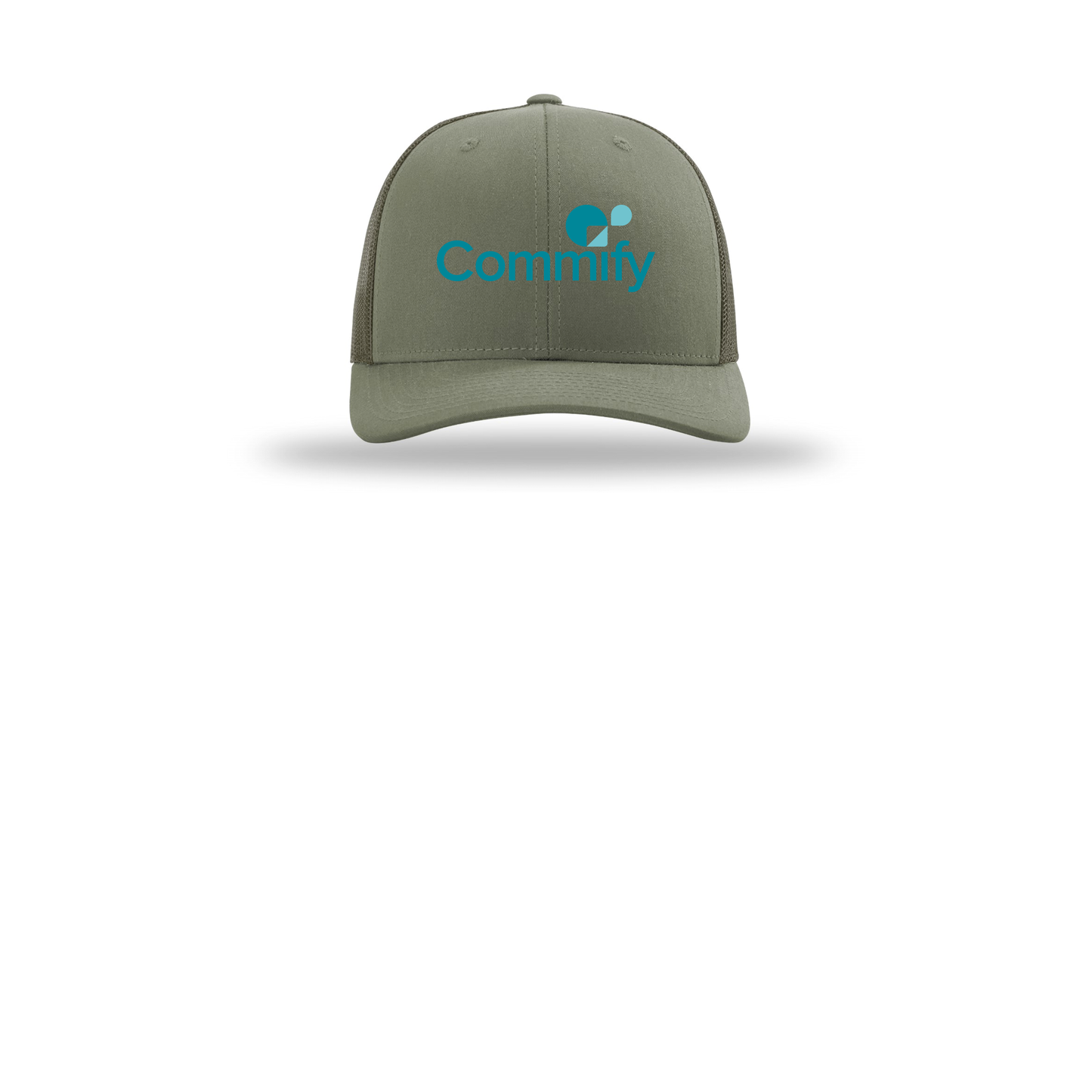 commify-richardson-trucker-cap-embroidery-capfront-R112-loden-flat-front