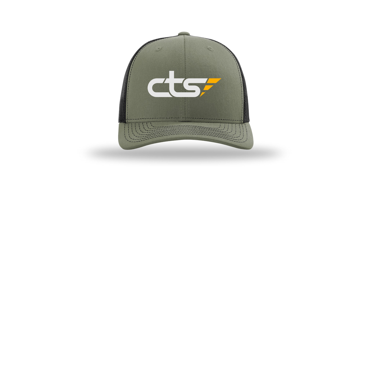 cts1-richardson-trucker-cap-embroidery-capfront-R112-lodenblack-flat-front