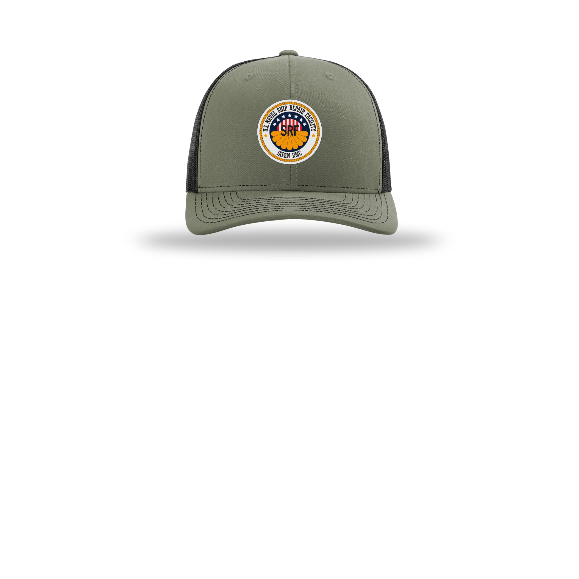 srf-jrmc-richardson-trucker-cap-embroidery-capfront-R112-lodenblack-flat-front