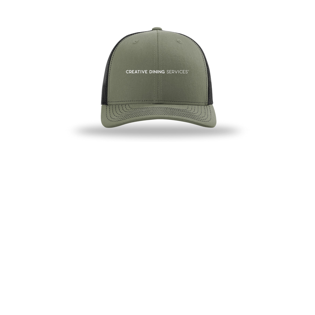 creativedining-richardson-trucker-cap-embroidery-capfront-R112-lodenblack-flat-front