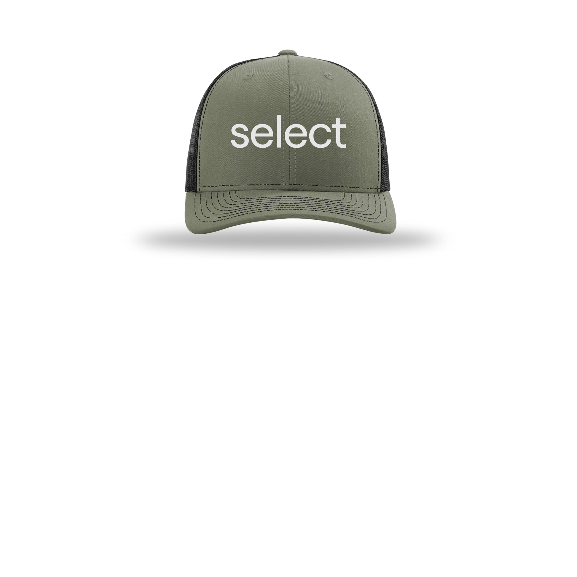 meetselect-richardson-trucker-cap-embroidery-capfront-R112-lodenblack-flat-front