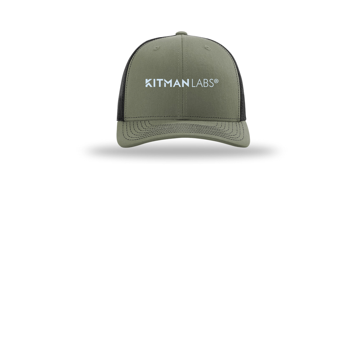 kitmanlabs-richardson-trucker-cap-embroidery-capfront-R112-lodenblack-flat-front