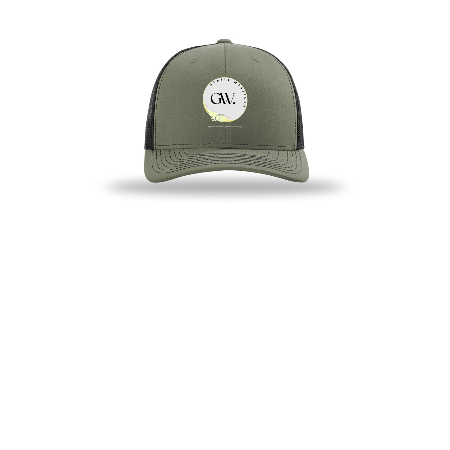 gentle-warriors-richardson-trucker-cap-embroidery-capfront-R112-lodenblack-flat-front