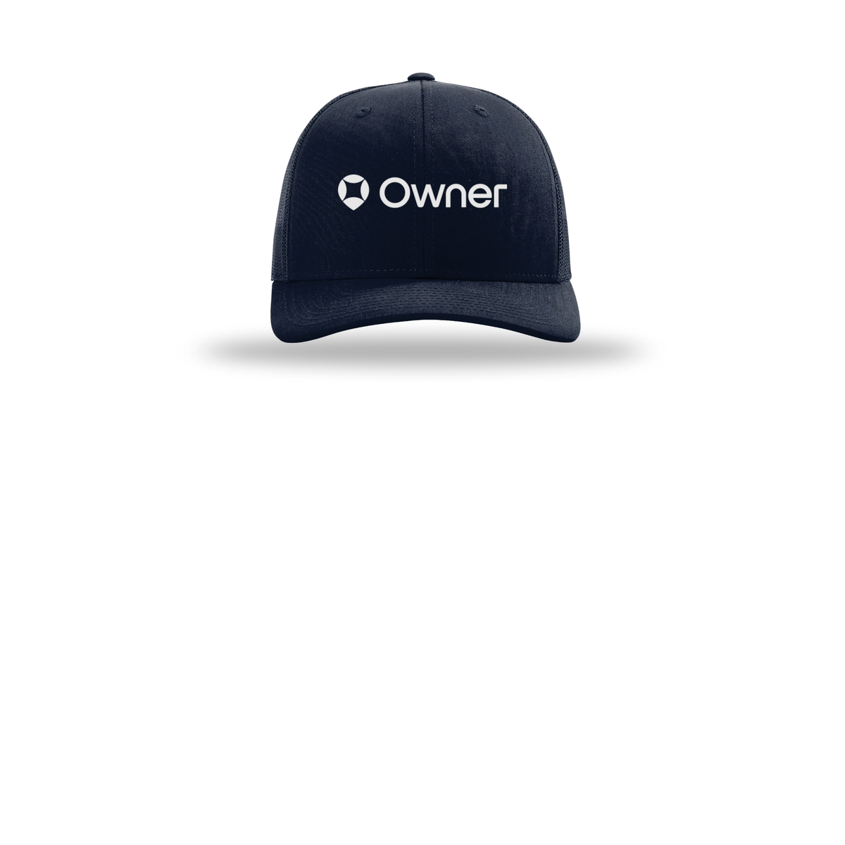 owner-richardson-trucker-cap-embroidery-capfront-R112-navy-flat-front