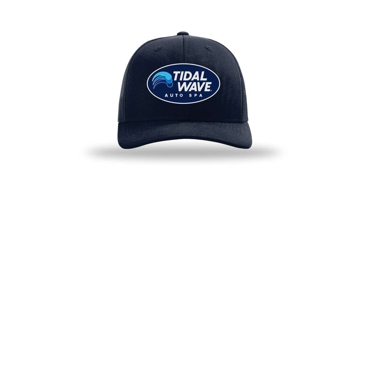 tidalwaveautospa-richardson-trucker-cap-embroidery-capfront-R112-navy-flat-front
