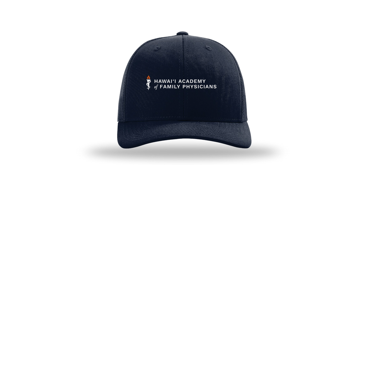 hafp-richardson-trucker-cap-embroidery-capfront-R112-navy-flat-front