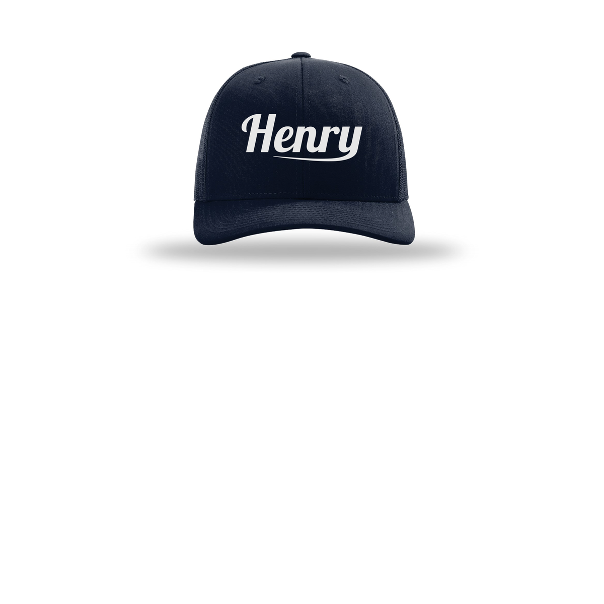 henrymeds-richardson-trucker-cap-embroidery-capfront-R112-navy-flat-front
