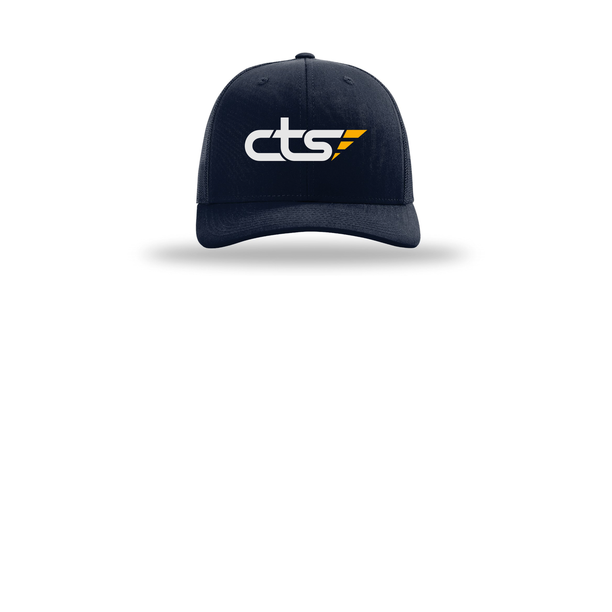 cts1-richardson-trucker-cap-embroidery-capfront-R112-navy-flat-front