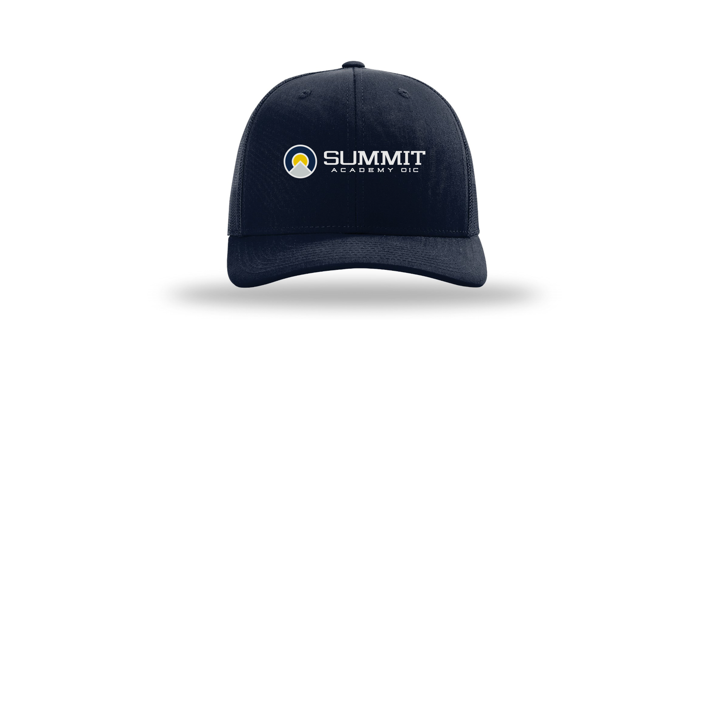 saoic-richardson-trucker-cap-embroidery-capfront-R112-navy-flat-front