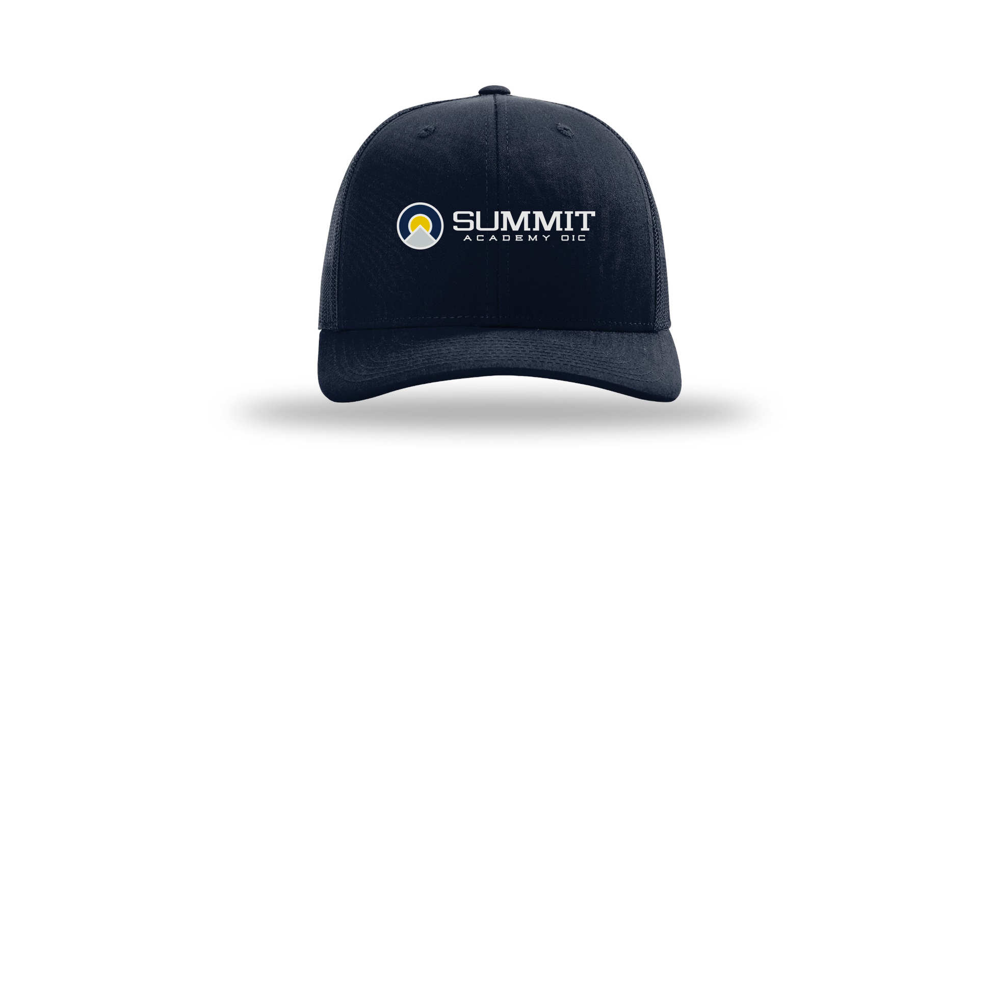 saoic-richardson-trucker-cap-embroidery-capfront-R112-navy-flat-front