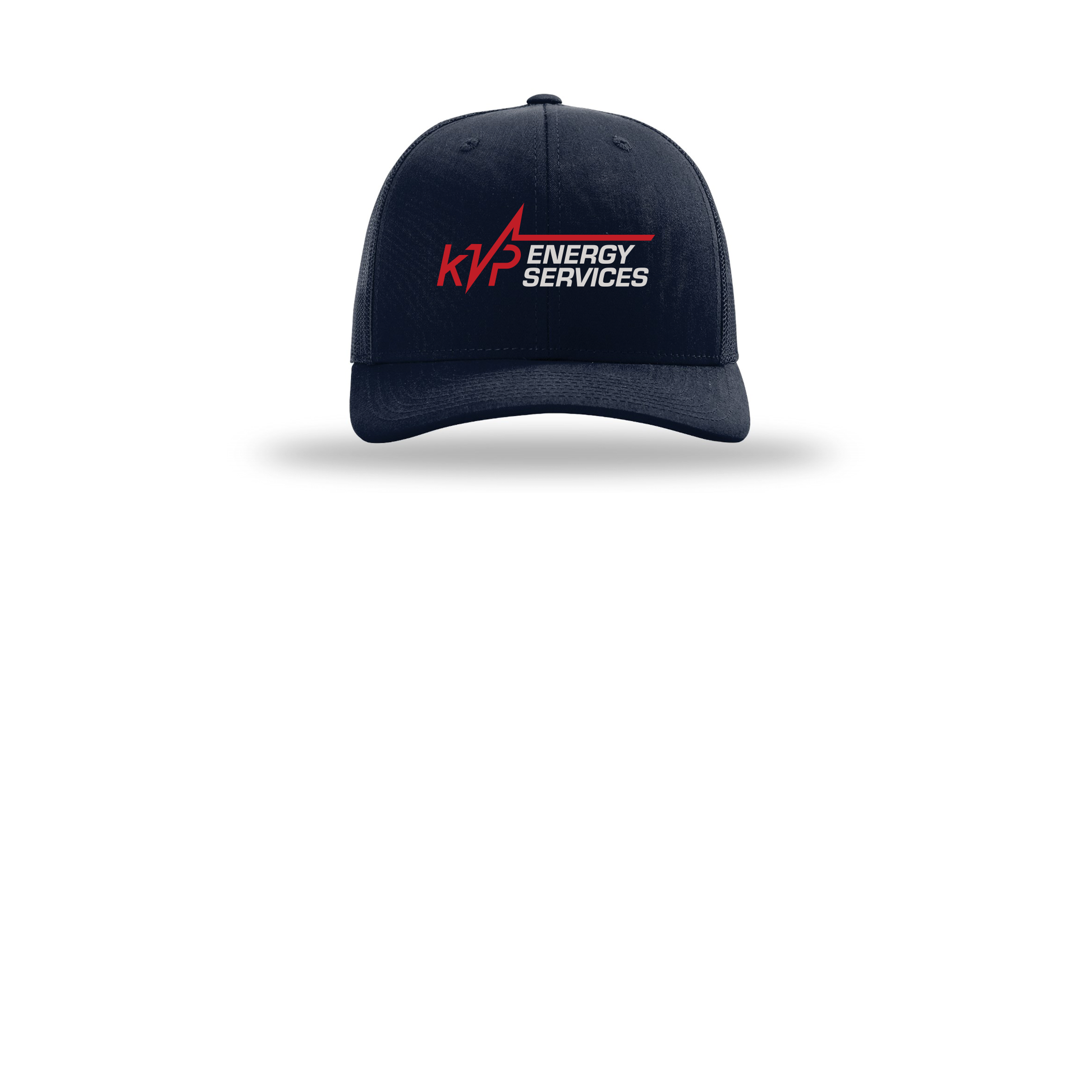 kvpenergy-richardson-trucker-cap-embroidery-capfront-R112-navy-flat-front