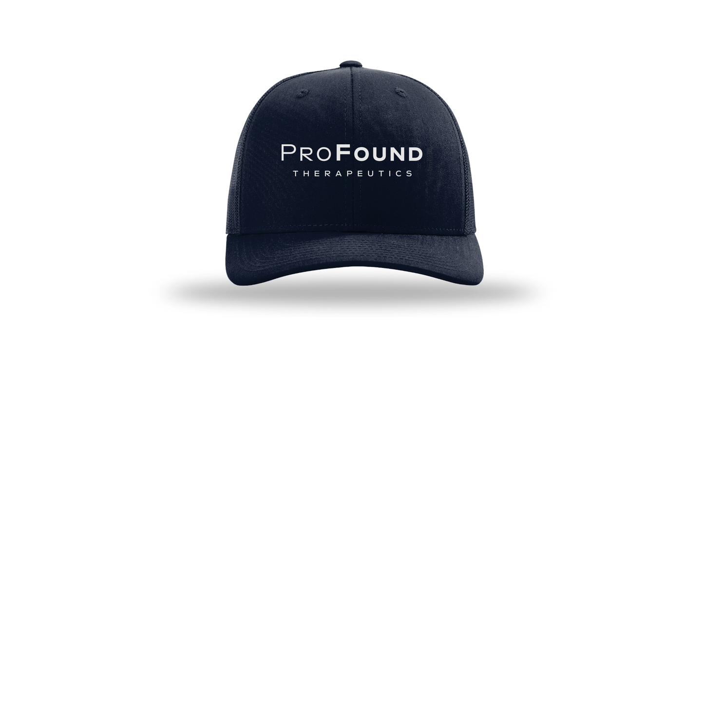 profoundtx-richardson-trucker-cap-embroidery-capfront-R112-navy-flat-front