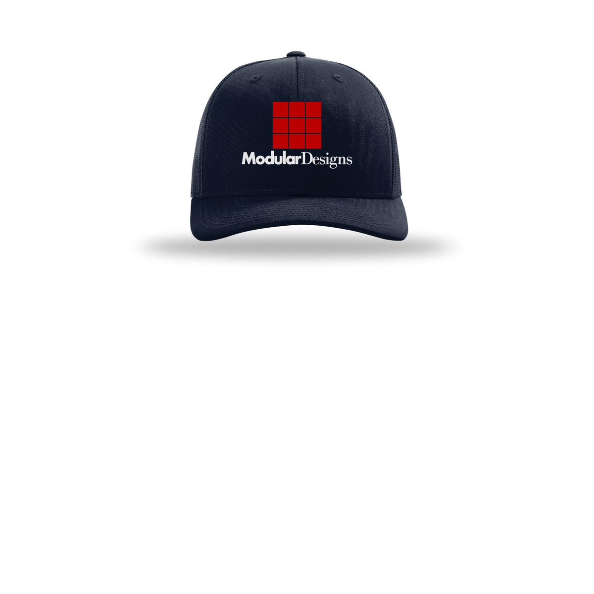 modulardesignsflooring-richardson-trucker-cap-embroidery-capfront-R112-navy-flat-front