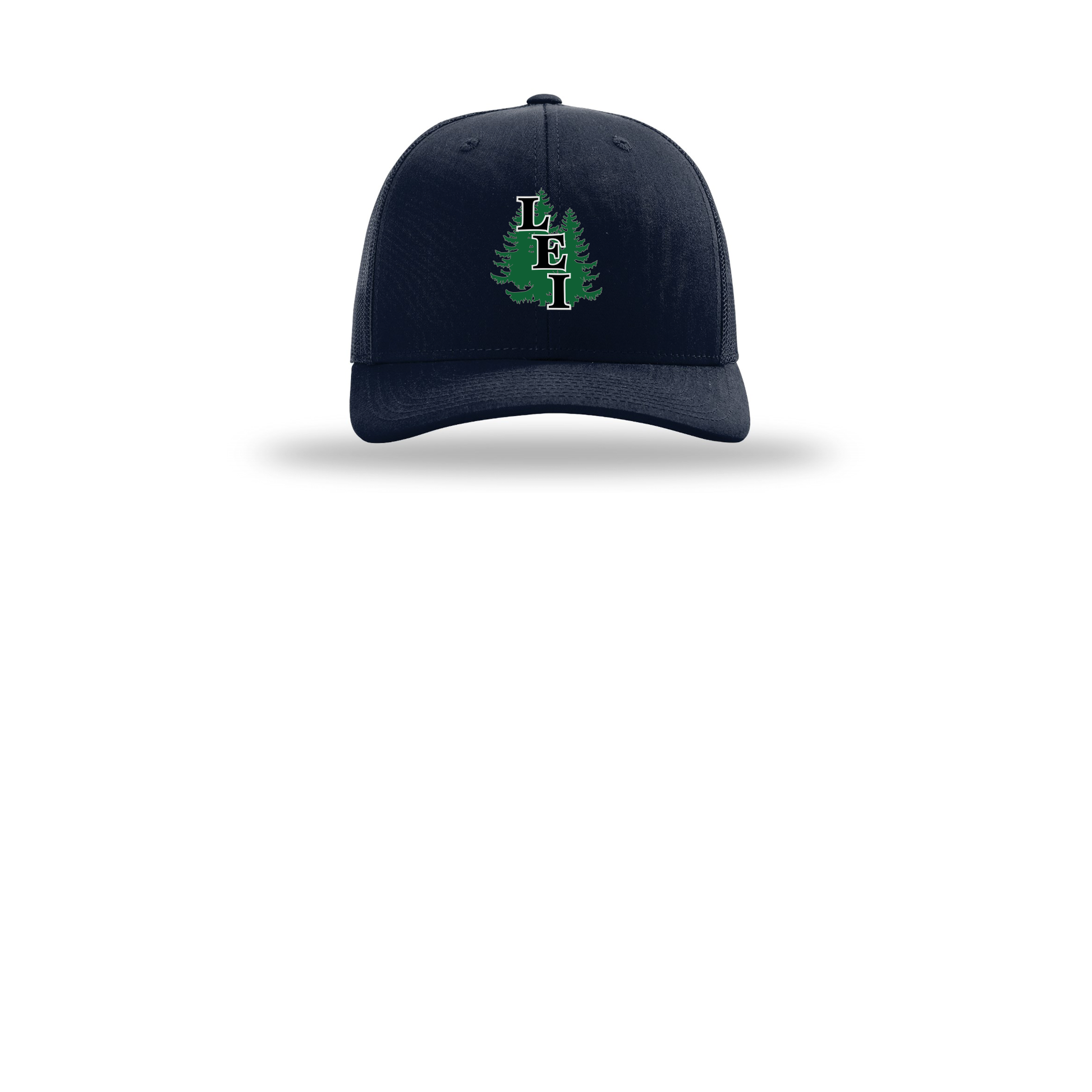 leisite-richardson-trucker-cap-embroidery-capfront-R112-navy-flat-front