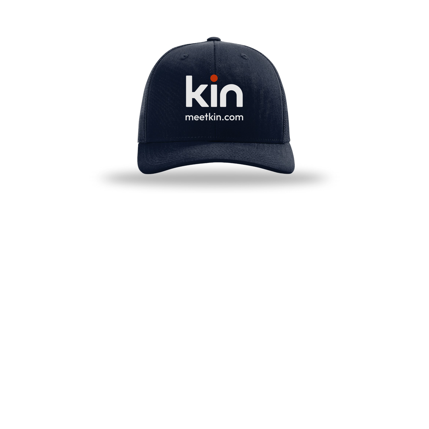 kin-richardson-trucker-cap-embroidery-capfront-R112-navy-flat-front