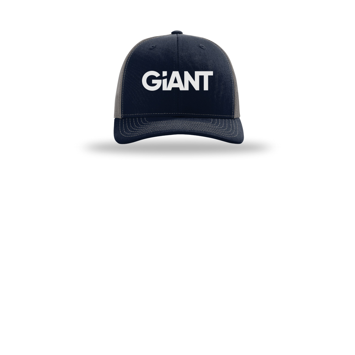 giantworldwide-richardson-trucker-cap-embroidery-capfront-R112-navycharcoal-flat-front