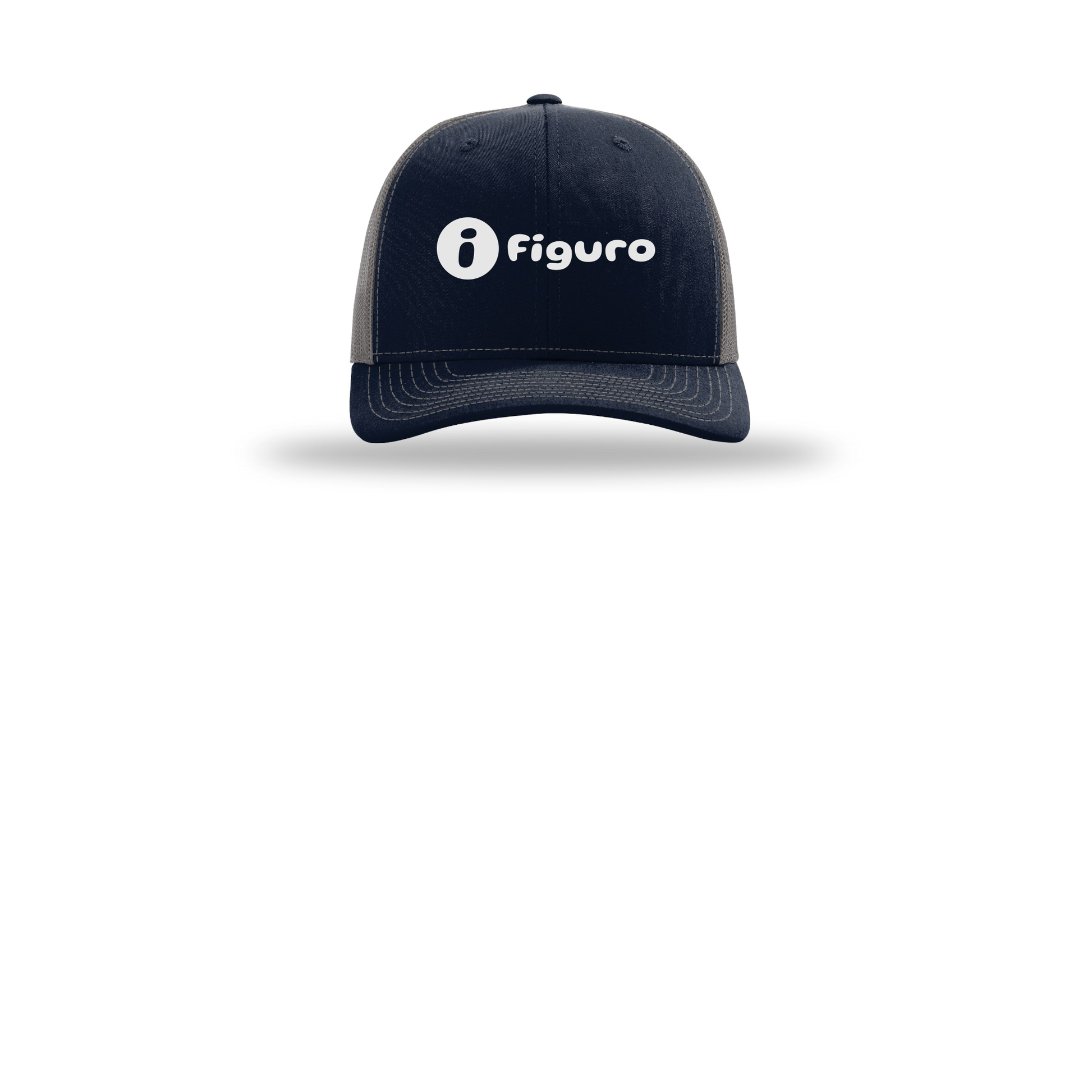 getfiguro-richardson-trucker-cap-embroidery-capfront-R112-navycharcoal-flat-front