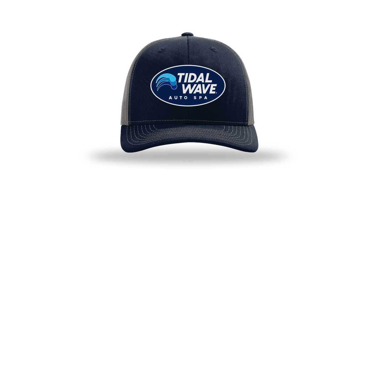 tidalwaveautospa-richardson-trucker-cap-embroidery-capfront-R112-navycharcoal-flat-front