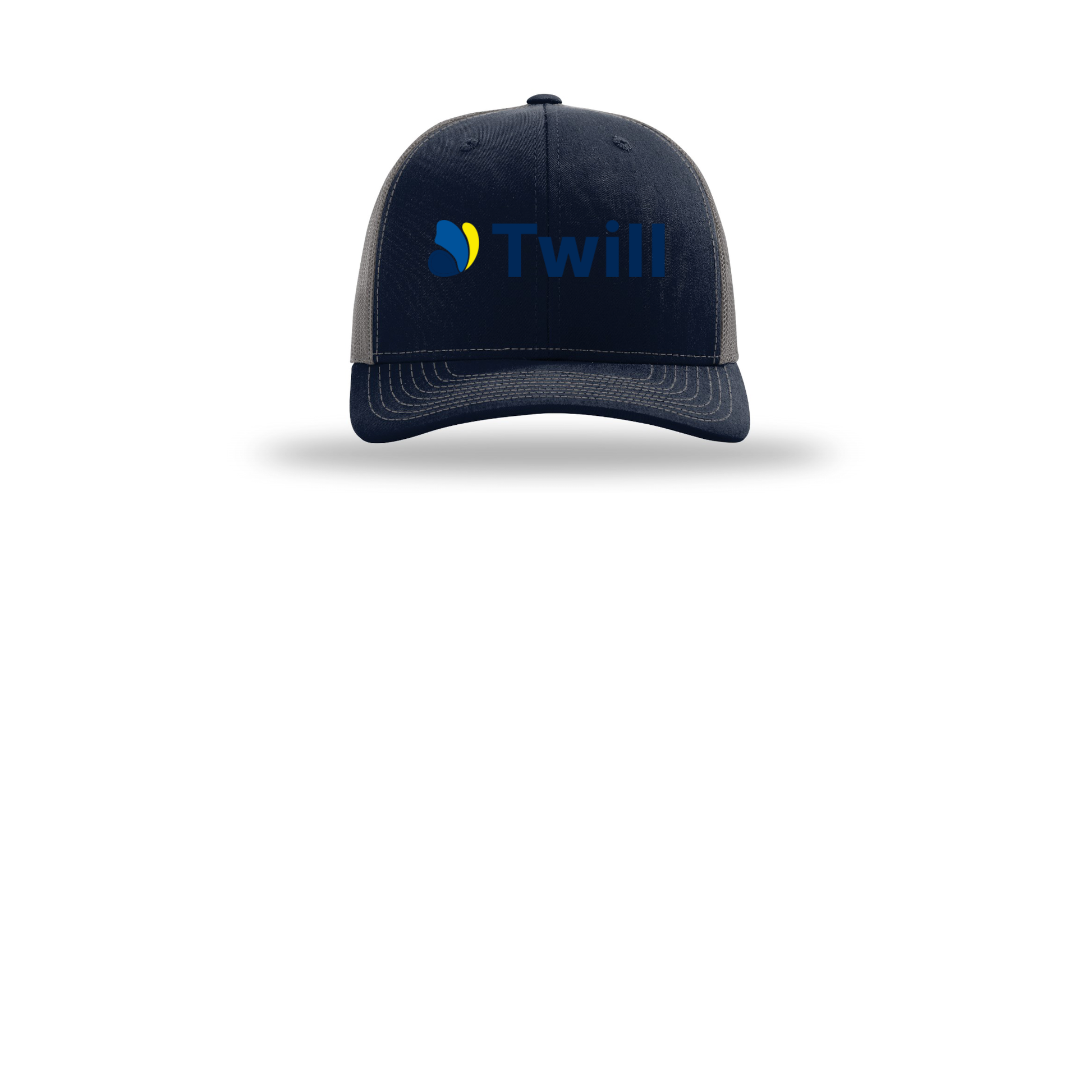 withtwill-richardson-trucker-cap-embroidery-capfront-R112-navycharcoal-flat-front